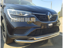 Защита переднего бампера d60/42 для Renault Arkana 2019-