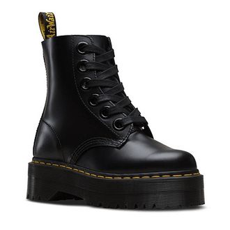 Ботинки Dr. Martens Molly Buttero на высокой платформе черные