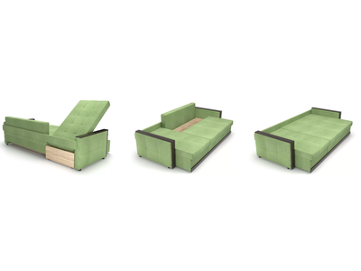 БРУНО угловой диван ULTRA CHOCOLATE коричневый (Софт)