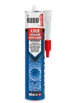 Монтажный клей универсальный сильной фиксации на каучуковой основе KUDO, 300 мл