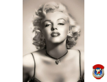 Marilyn Monroe, плакат (Ч/Б) 51,5х36 см.