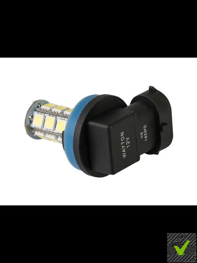 Светодиодная лампа 1109029 H8-18SMD (ПТФ/ ДХО) 5000K 12V (блистер 1 шт.) Гарантия 6 месяцев