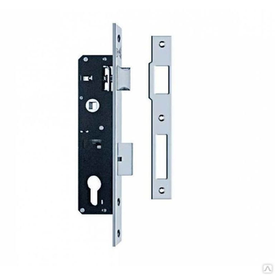 012- Замок WINDOORPRO для ПВХ профилей 85-16-25 с фалев. защелкой и ригелем (30/1)/1