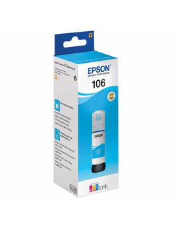 Чернила EPSON (C13T00R240) для СНПЧ L7160/L7180, голубой, оригинальные, ресурс 5000 страниц