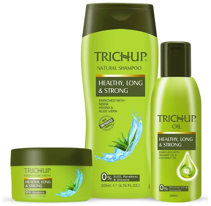 Всё для волос Trichup healthy long and strong (Индия)