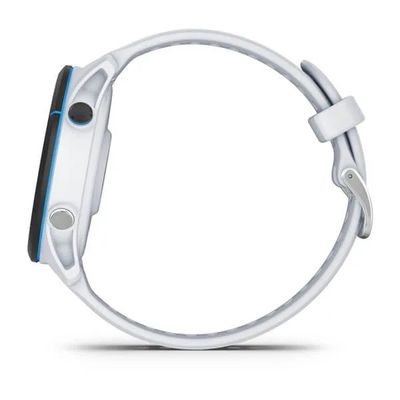 Умные часы Garmin Forerunner 255 Music с белым ремешком