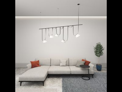 Трековый светильник BELTY FLOW DK5560-WH+BK