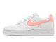 Nike Air Force 1 07 Low (Белые с розовым значком)