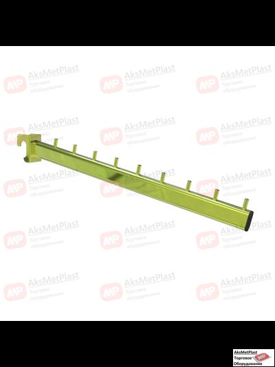 G-M940 Кронштейн наклонный цвет: золото 9 штырьков на овальную-прямоугольную трубу усиленный L=400 мм