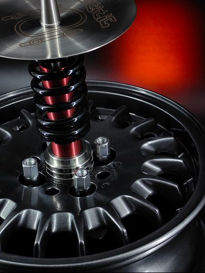 HOOKWHEELS BLACK CANDY RED