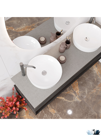 Керамогранит Laparet Nebula Grey 80 х 80 см полированный под мрамор