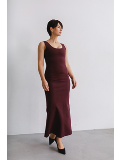 Платье-футляр из плотного джерси