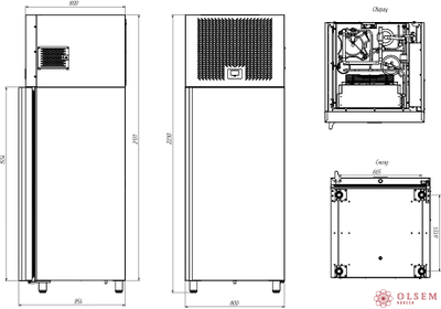 Шкаф шоковой заморозки POLAIR CRt20T-G