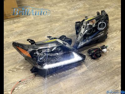 Фары Lexus LX 570 12-15 LED Anniversary черные