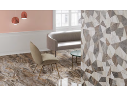 Marble Set, 60х60 см, керамогранит, Арабескато Норковый Лаппато Ректификат R9 (9мм), K951303LPR