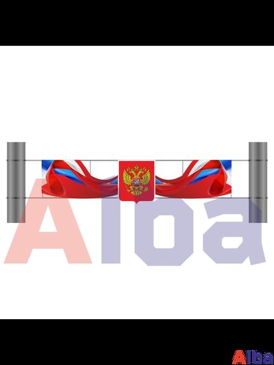 Перетяжка уличная Флаг с Гербом
