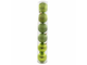 Набор из 6-ти пластиковых шаров, 8 см, цвет-салатовый 45297