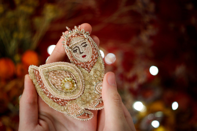 Брошь "Гамаюн"