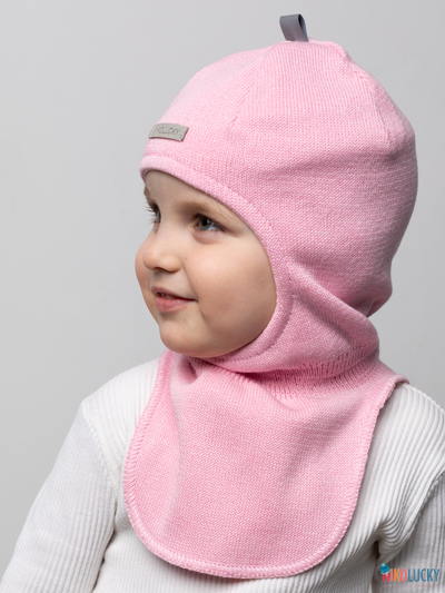 Шапка-шлем 23301-01 х/б подклад, розовый 50-52