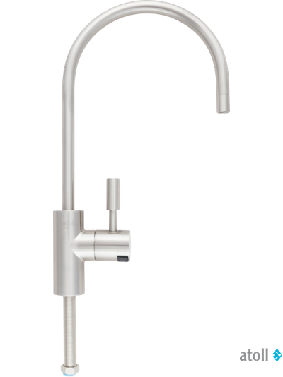 Кран рычажковый atoll A-8883-NP LED (полумат.никель) Brushed