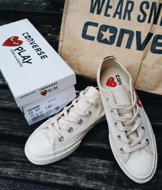 converse play comme des garcons белые живые фотографии