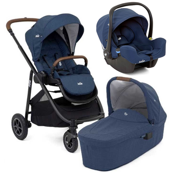 Joie versatrax 3 в 1 коляска с реверсивным блоком + автокресло i-snug