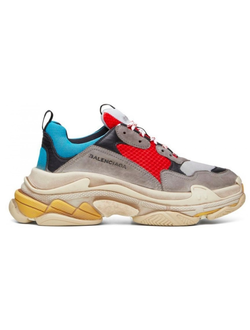 Женские кроссовки Balenciaga (Баленсиага) Triple-S Серые женские (36-41)