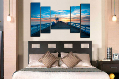 Модульная картина "Мост к солнцу"