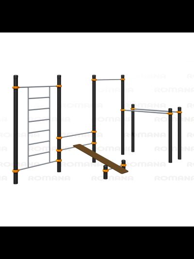 Спортивное оборудование с турником Romana 501.24.01