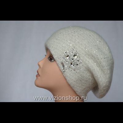 Вязаный берет осень - зима 2019 - 2020 вязаный италия Vizio фото беретов и шапок зима 2020