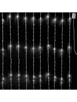 Гирлянда уличная светодиодная Водопад 2х5м, 1000LED, белый свет