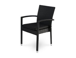 Плетеный стул MIlano черный