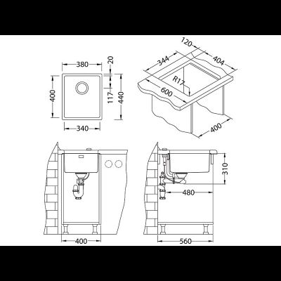 Мойка Alveus KOMBINO 20