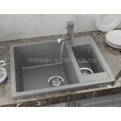 ШММ106 Мойка врезная "U-106". Размер: 600Х485.