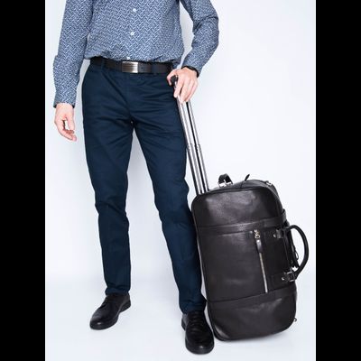 Дорожная сумка на колесах Firenze Premium black (арт. 
4042-51)