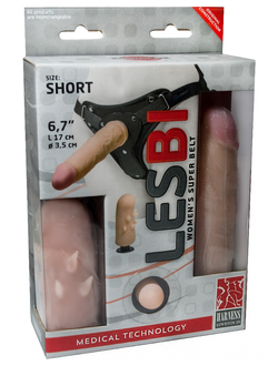 ФАЛЛОИМИТАТОР НЕОСКИН С ПОЯСОМ HARNESS