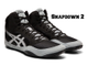 борцовки Asics Snapdown 2 Black/Silver J703Y-001 wrestling shoes фото черные с серым пара