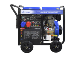 Инверторный дизельный сварочный генератор TSS DGW 6.0/200ED-R3