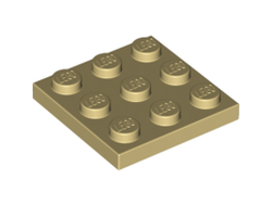 Plate 3 x 3, Tan (11212 / 6115031)