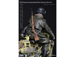 Мотоциклист - коллекционная фигурка 1/6 WWII German Grossdeutschland Division Motorcycle Driver Set (TC-6810) - Toys city