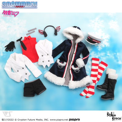 Одежда для куклы Мику Хацунэ (Cloth Dollfie Dream Hatsune Miku Snow 2022 Grand Voyage)