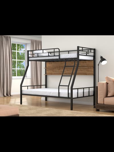Двухъярусная кровать Раута черная