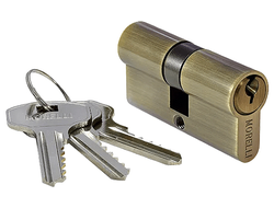 Цилиндр MORELLI ключ/ключ 60C AB античная бронза