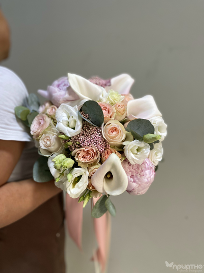 Букет невесты & Бутоньерка № 1319