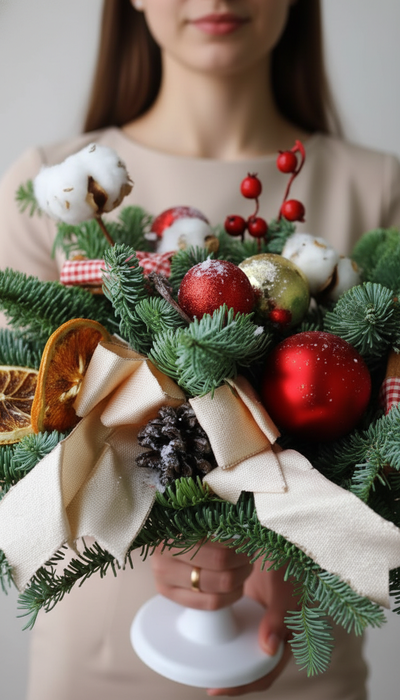 Новогодняя композиция № 1116