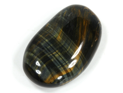 Тигрово-соколиный глаз, полировка плоская, ЮАР (37*22*10 мм, 16 г) №35701