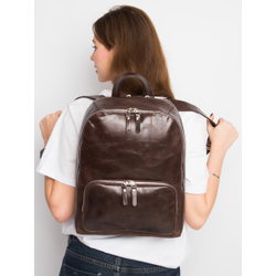 Женский кожаный рюкзак Vicenza Premium brown (арт. 
3105-52)