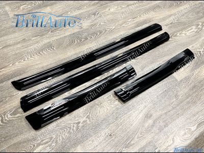 Молдинги Toyota Land Cruiser Prado 150 черные с хромом