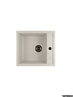 Мойка из искусственного мрамора MIXLINE ML-GM28 прямоугольная отверстие справа 445*500*190мм