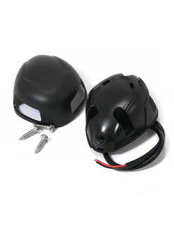 Огонь комбинированный светодиодный 77х60х30, черный пластик